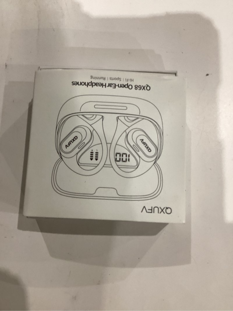 Condition photo showing New/Like New for Open Ear Headphones, Bluetooth 5.4 Headphones Sports, Premium Sound with HD Mic Wireless Earbuds, 48H Playtime LED Power Display Ear Buds, IPX7 Lightweight Comfort Earphones for Running, Working Black