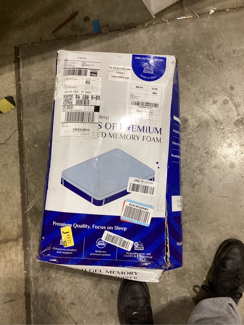 Condition photo showing As Is for Weekender Gel Memory Foam Pillow - Standard Size - 1-Pack - Medium Firm Feel - Neck and Shoulder Support - Side & Back Sleepers - Home, Hotel, & Hospital Essentials - CertiPur Certified Standard 1 Pack