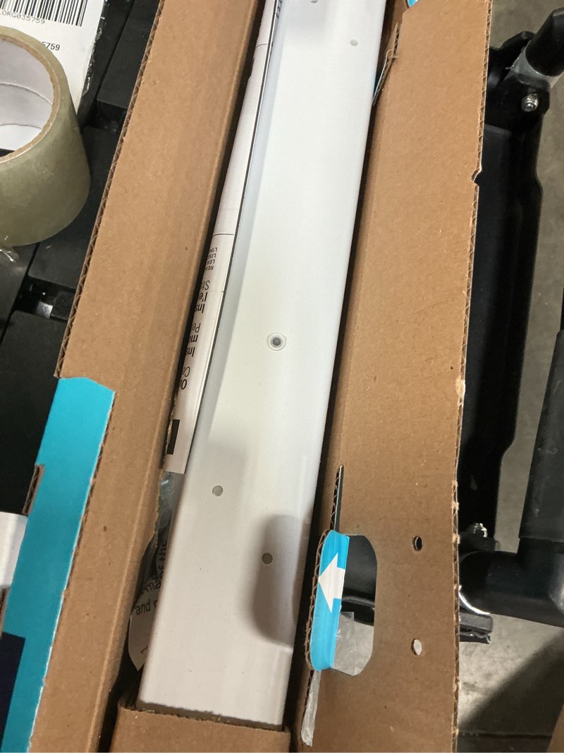 Condition photo showing As Is for levolor 36-in x 72-in graphite cordless shade