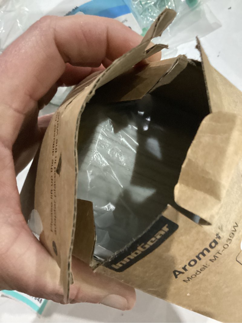 Condition photo showing As Is for InnoGear Essential Oil Diffuser, Ultrasonic Diffusers for Home Aromatherapy Humidifier for Bedroom Room 7 Colors LED 2 Mist Mode Auto Off, White Grey White Grey 1