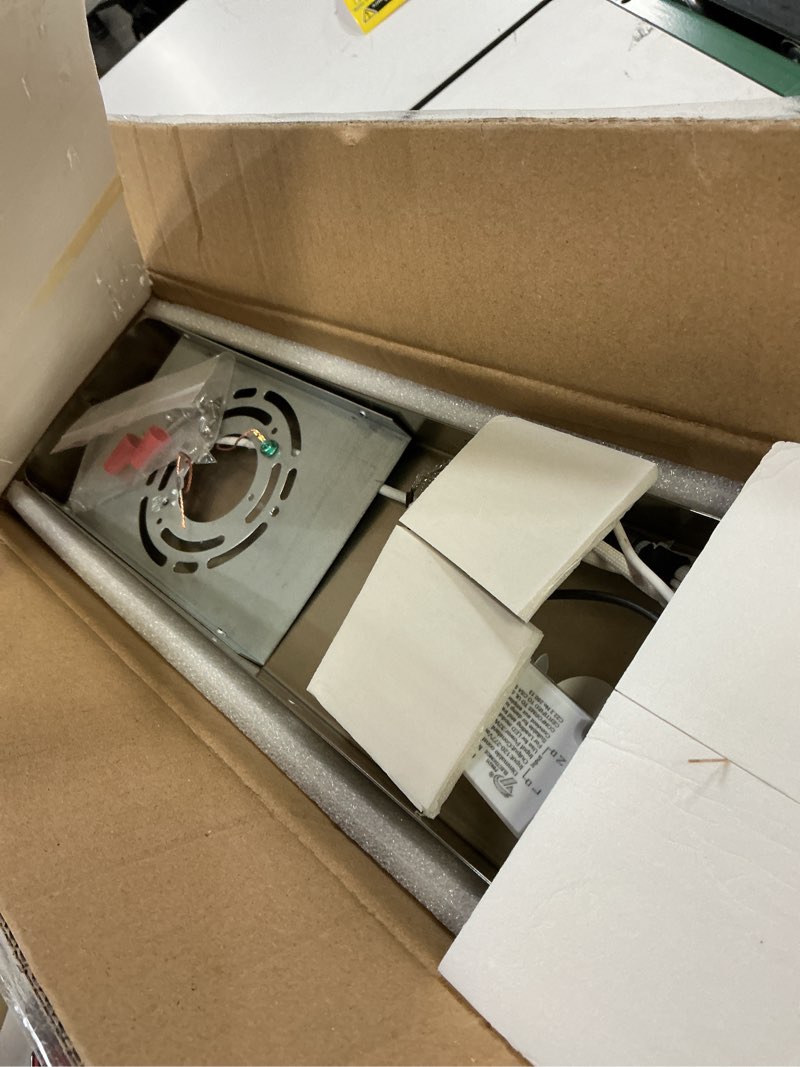 Condition photo showing As Is for 1600LM LED Modern Bathroom Vanity Light Fixtures, 360° Rotate Acrylic Brushed Nickel Vanity Lights for Bathroom, Modern Wall Lighting Fixtures Over Mirror Kitchen Living (Natural White Light 5000K) Brushed Nickel (No Assembly Required) 4-Light, 27-Inch, 5000K