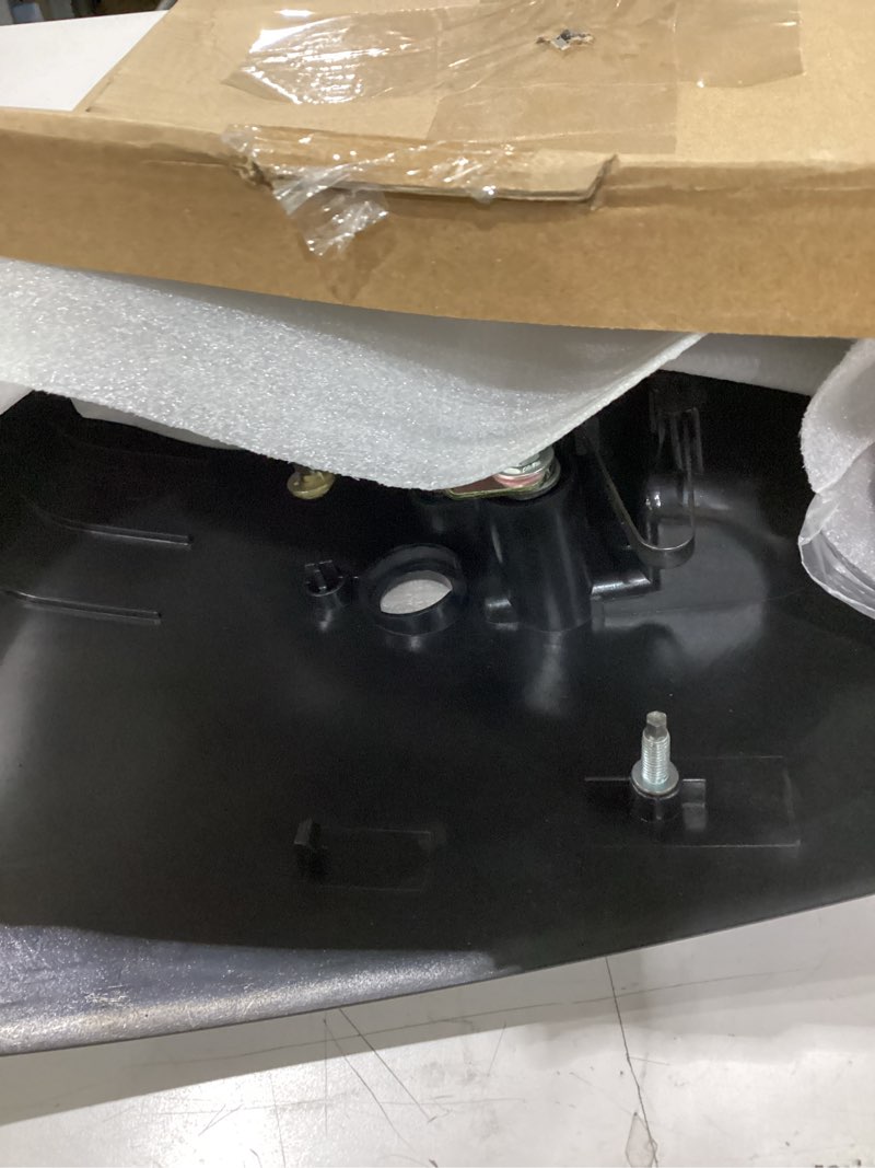 Condition photo showing As Is for gledewen tailgate door handle exterior, compatible with 2005-2014 nissan frontier, with key hole, replace# 90606ea810, ni1915109, 81576, 90606-ea810 | outer rear textured black tailgate latch assembly