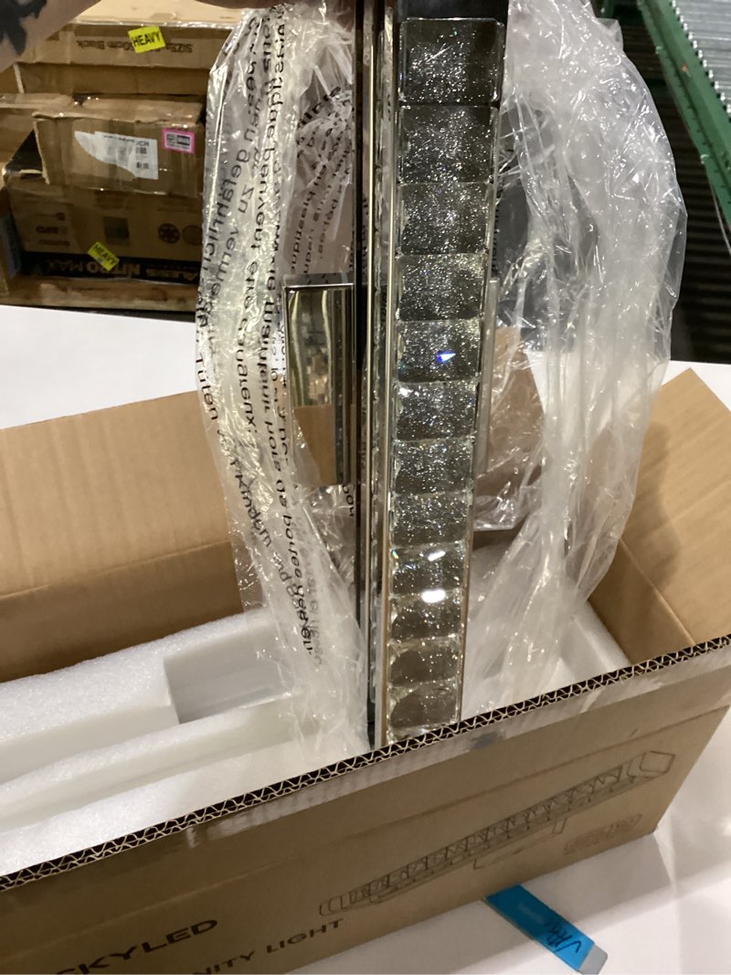 Crystal led bathroom vanity light