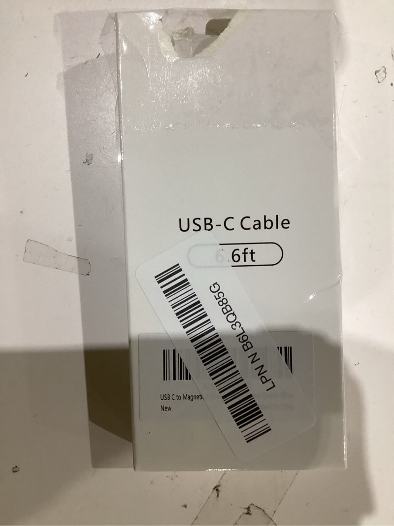 Condition photo showing New/Like New for usb c to magnetic 3 charger cable for macbook air 13.6 15 inch mac pro 14 16 m5 m4 m3 m2 m1 2026 2025 2024 2023 2022 2021, braided cord & led, powerful magnetic, super durable, original quality 6.6ft 6.6ft sliver 1