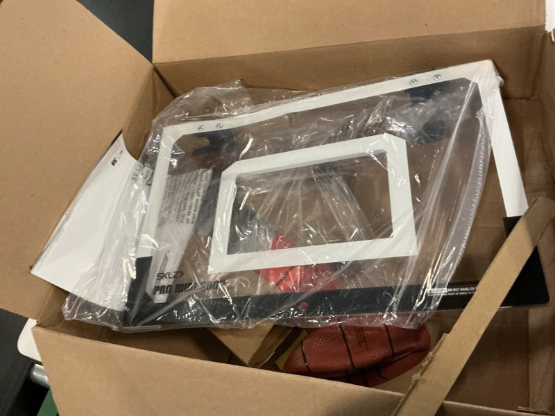 Condition photo showing Good Condition for sklz pro mini indoor basketball hoop - over the door – portable - great for home, dorms, offices, and gifts standard