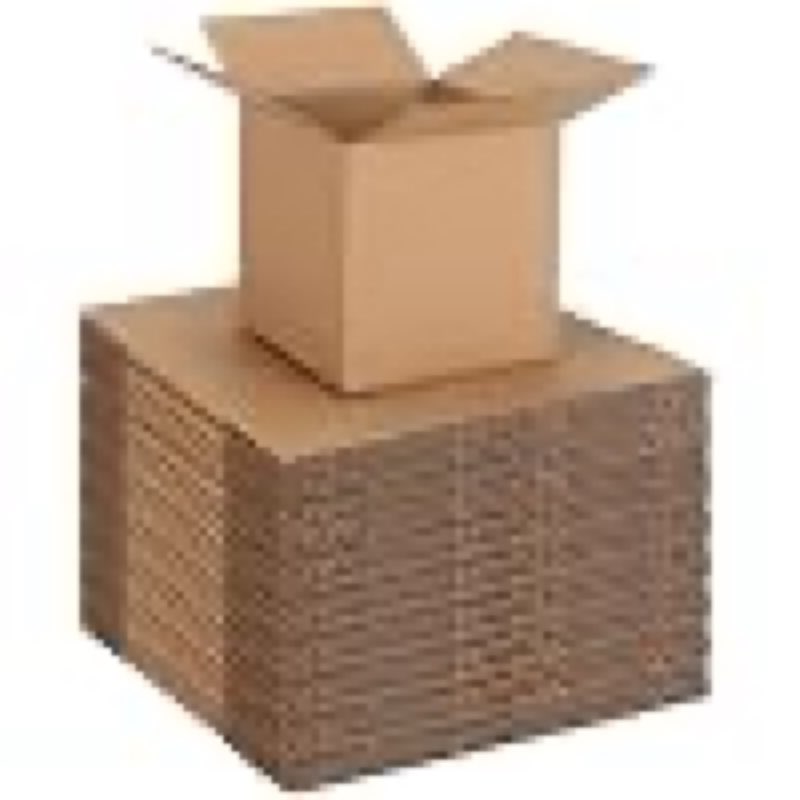 crugla 30 packs 4x4x4 shipping boxes for small business, corrugated cardboard boxes bulk for shippin