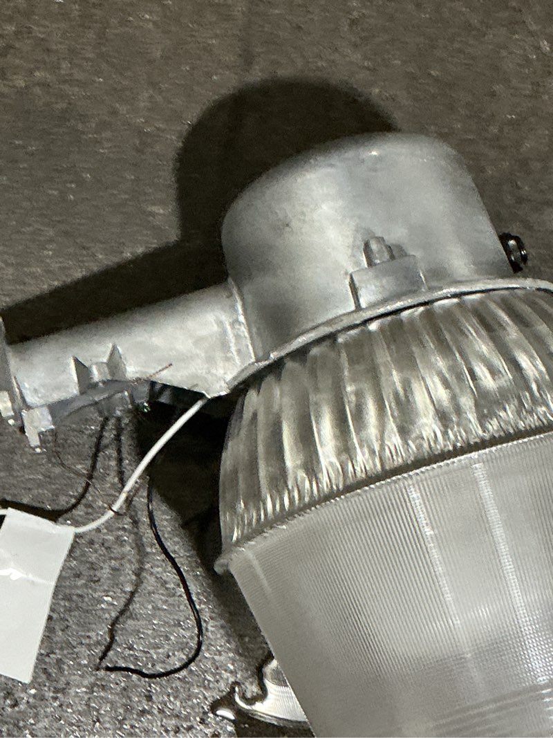 Condition photo showing As Is for lighting 3500 -lumen 200 -watt matter hardwired led outdoor area light