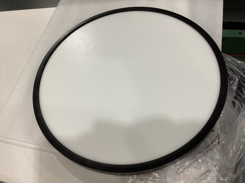 stkzenod 20 inch large led flush mount ceiling light fixture,45w,4600lm,3000k/4000k/6000k cct select(used)