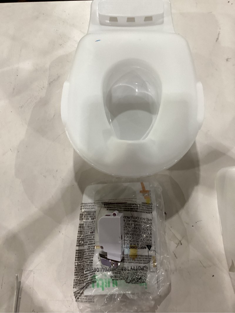Condition photo showing Good Condition for summer infant by ingenuity my size potty pro in white, toddler potty training toilet, lifelike flushing sound, for ages 18 months+, up to 50 pounds