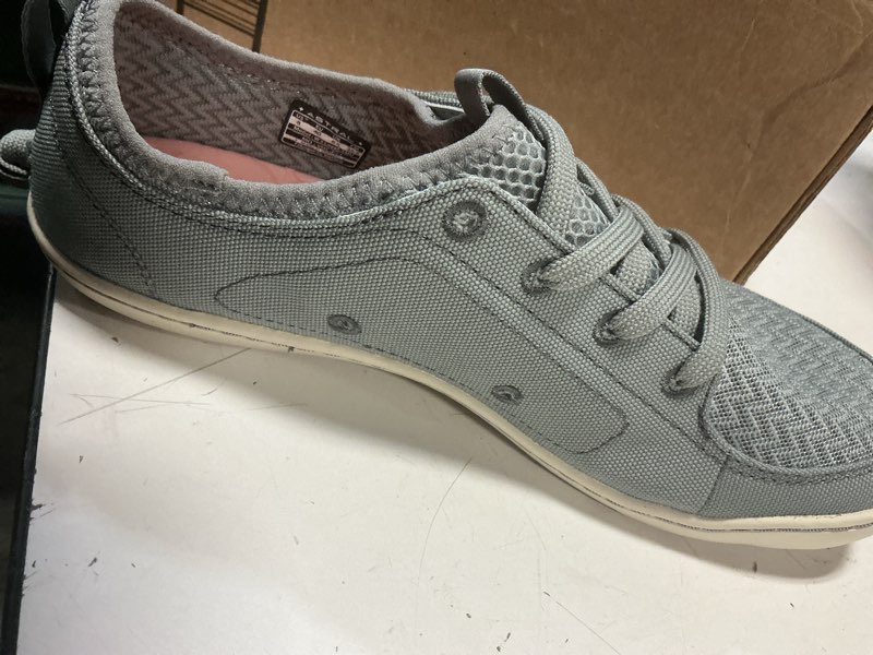 Condition photo showing Good Condition for (size:8)astral loyak water trail shoe women's gray white lywgw hiker