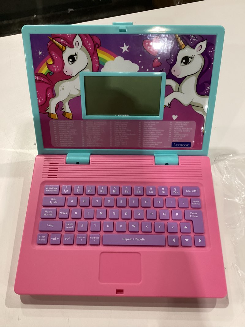 Condition photo showing Good Condition for LEXiBOOK - Unicorn Educational and Bilingual Laptop Spanish/English - Toy for Children with 124 Acti