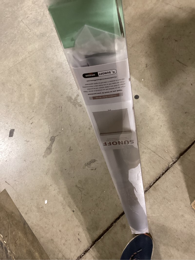 Condition photo showing Good Condition for Blackout Roller Shades Blinds Cordless for Windows Pull Down Room Darkening Door Blinds with Thermal Insulated Easy to Install for Living Room,Bedroom,Home,Office Bathroom White 36" W x 72" H 36"W x 72"H White