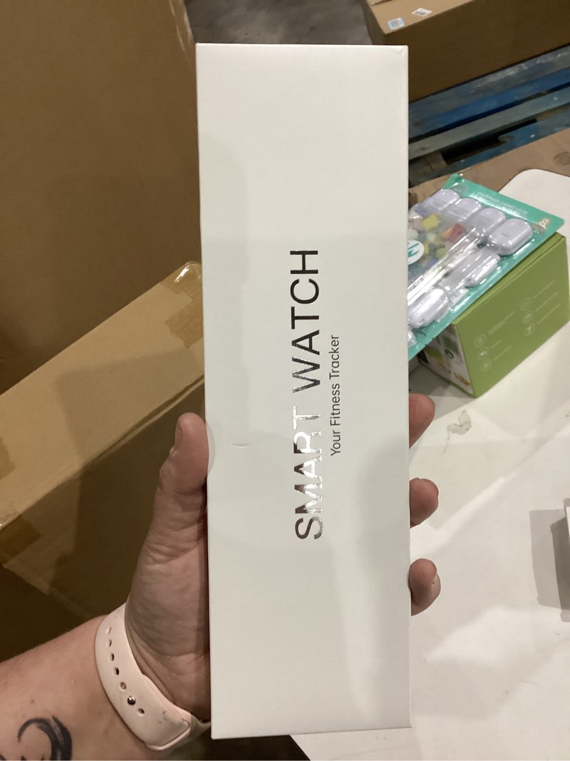 Condition photo showing New/Like New for Smart Watch for Women Fitness Tracker: Waterproof Running Digital Mens Watches Make Answer Call Smartwatch for Android Phone iPhone Samsung Compatible Sleep SpO2 Heart Rate Monitor Step Pedometer Pink