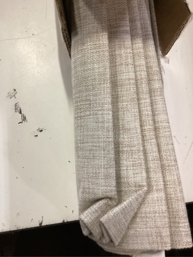 Condition photo showing Good Condition for lazblinds no tools no drill cordless roman shades for windows, blackout thermal insulated uv blocking window blinds, room darkening fabric blinds for indoor windows, 24'' w x 48'' h, beige blackout - beige 24" w x 48" h