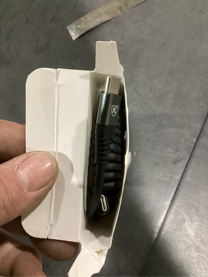 Condition photo showing Good Condition for usb c to c cable 3ft 2pack coiled usb c charger cable for car type c fast charging cable for iphone 17/16/15/plus/pro/pro max/samsung galaxy s23 3ft black