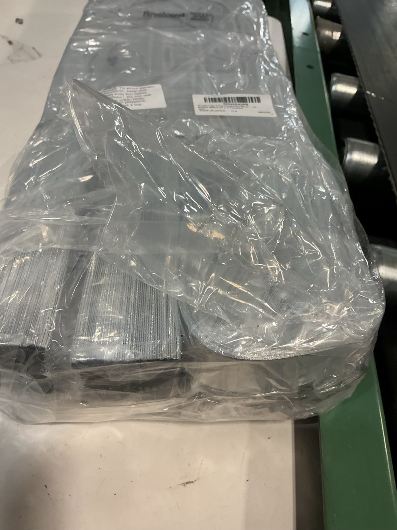 Condition photo showing Good Condition for 4 pcs47 x 110 inches temporary blinds for indoor windows no tools cut to size fabric paper pleated shades adhesive privacy blinds for french door sliding door light filtering(black) black 48 x 110 inches