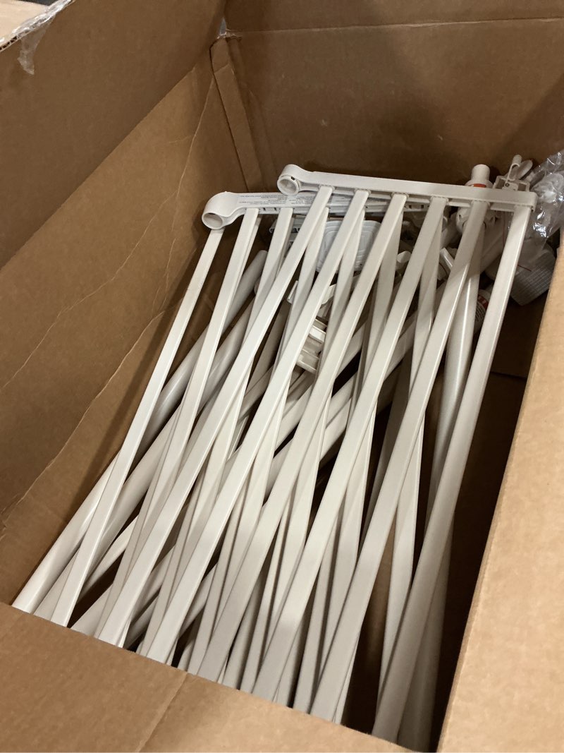 Condition photo showing As Is for extra tall cat gate for doorway: 74.8"-90.5" tall cat gates for pet 30.3"-38.2" wide pressure mount no wall drilling for indoor stairs doorway room door dog safety barrier no toddler 74.8"-90.5" h x 30.3"-38.2" w