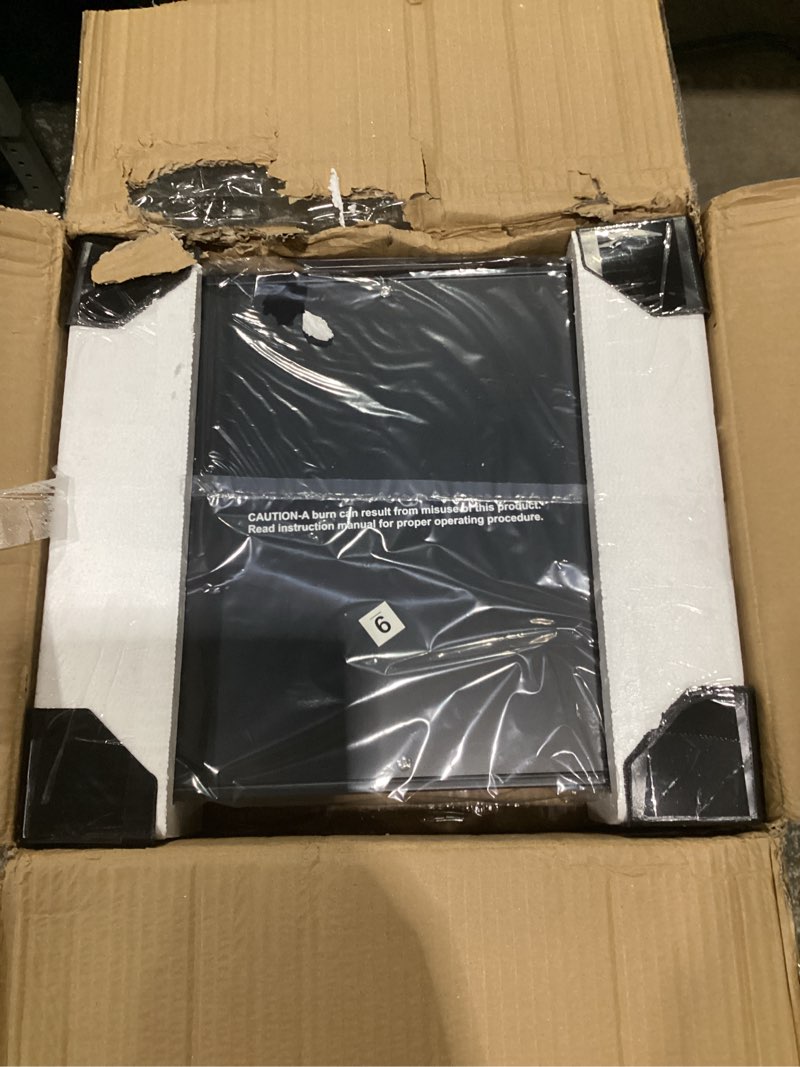 Condition photo showing As Is for Matinee Popcorn Machine - 8oz Popper with Stainless-Steel Kettle, Reject Kernel Tray, Warming Light, and Accessories by Great Northern Popcorn (Black)