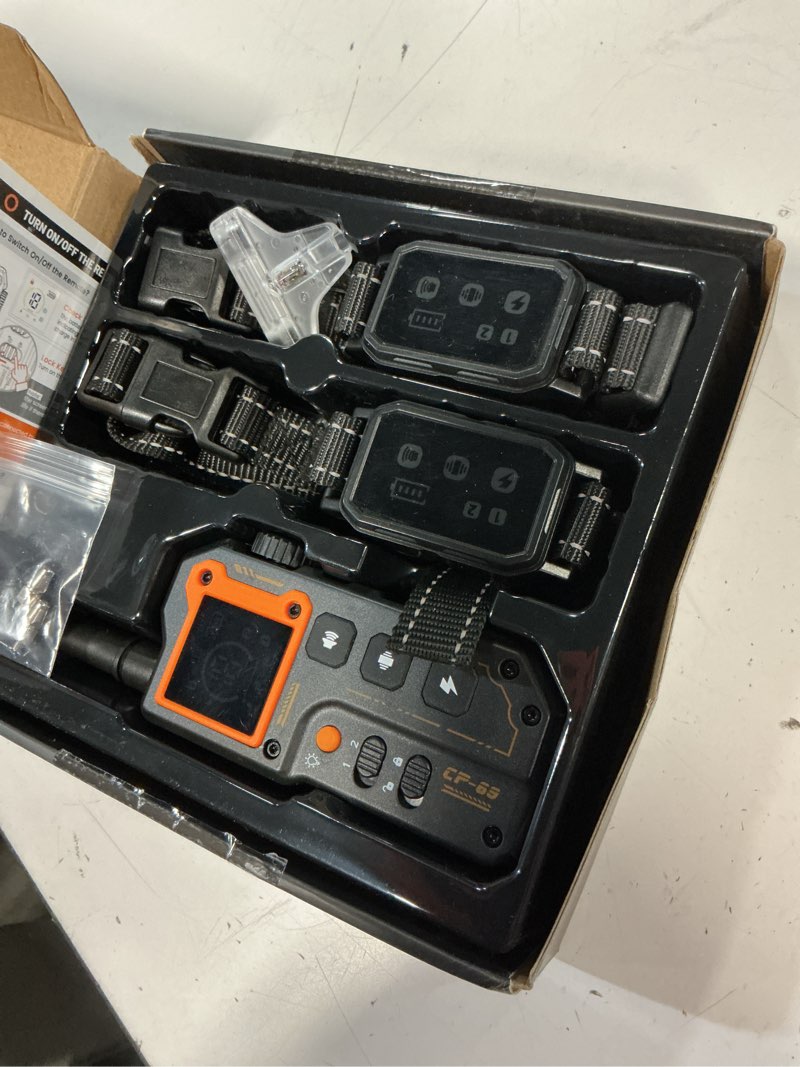 Condition photo showing Good Condition for ai dog shock collar 2 dogs (10-120lbs) - 3300ft dog training collar with remote, ipx7 waterproof collar with beep, vibration, safe shock for large medium small dogs, keypad lock and flashing light black