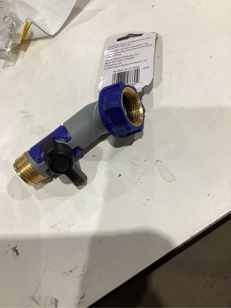 Condition photo showing As Is for orbit 12-gallon (s) shut-off coupling automated watering system