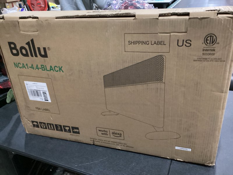 Condition photo showing New/Like New for Ballu Convection Panel Heater,1500W Space Heater for Large Room Indoor use with Programmable Thermostat,WiFi App Control,Smart Quiet,Works with Alexa,Black