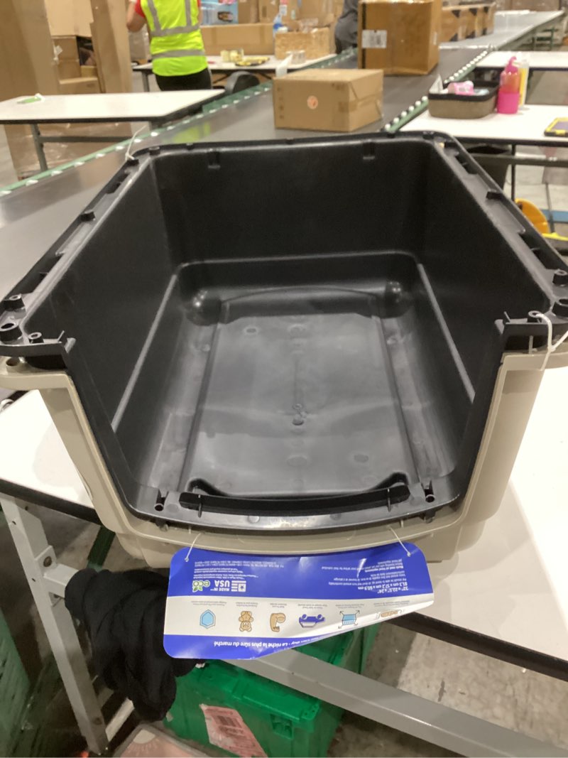Condition photo showing Good Condition for petmate vari dog kennel - portable dog carriers & crates for medium dogs, airline-friendly, durable plastic, pet carrier for home and travel, 32 inches, taupe and black 32.0"l x 22.5"w x 24.0"h kennel only
