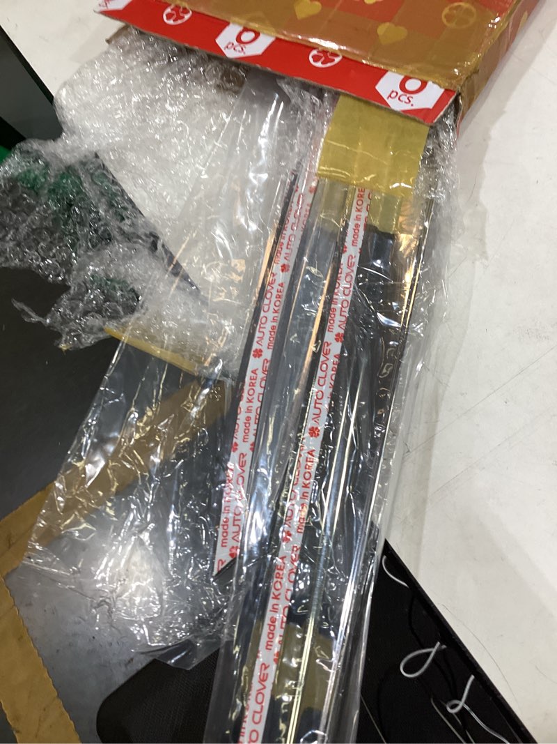 Condition photo showing New/Like New for autoclover tape-on rain guards window visors 6 pcs set for toyota rav4 2019 2020 2021 2022 2023 2024 2025 / window deflectors, out-channel vent shades (chrome) chrome 2019-2025