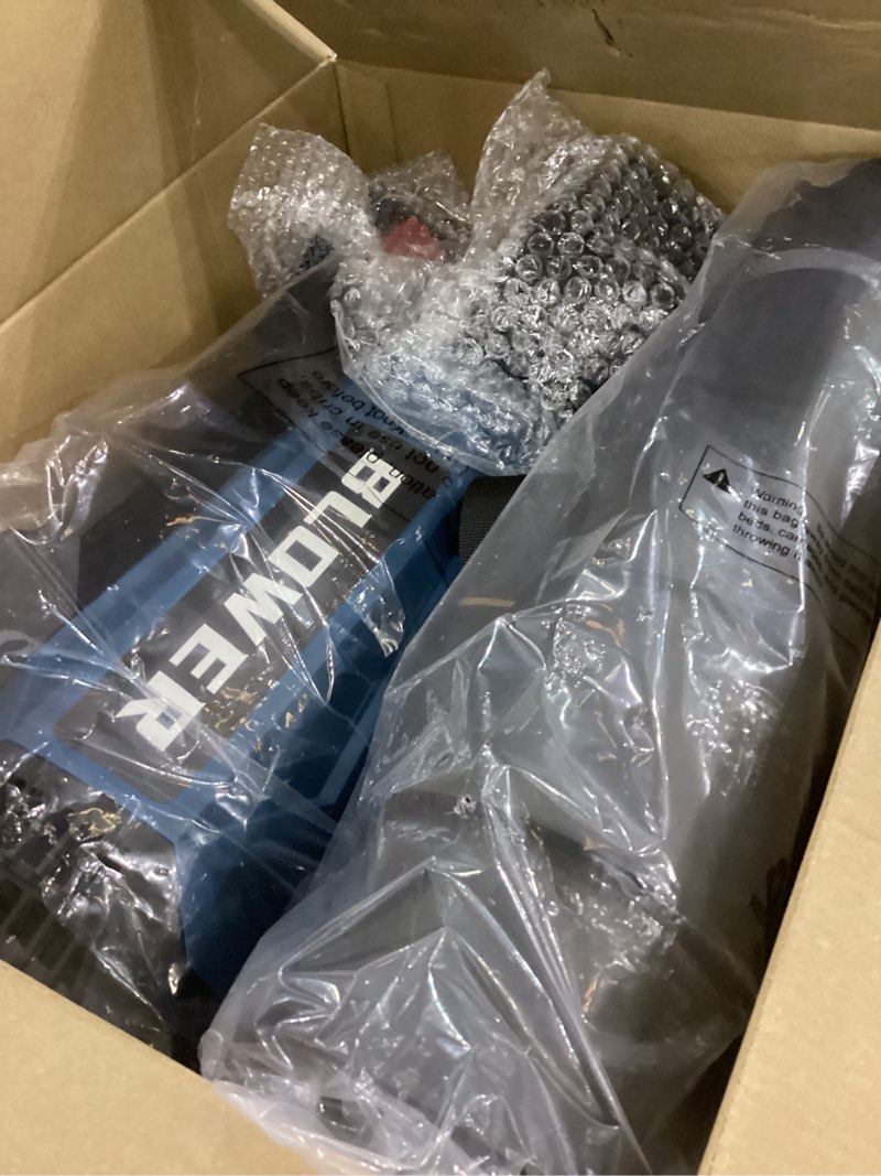 Condition photo showing Good Condition for Leaf Blower Cordless (Upgraded) - 630CFM/160MPH, 21V Powerful Electric Cordless Leaf Blower with 2 x 4.0Ah Batteries and Charger, Battery Powered Leaf Blowers for Lawn Care, Patio, Yard, Dust, Snow