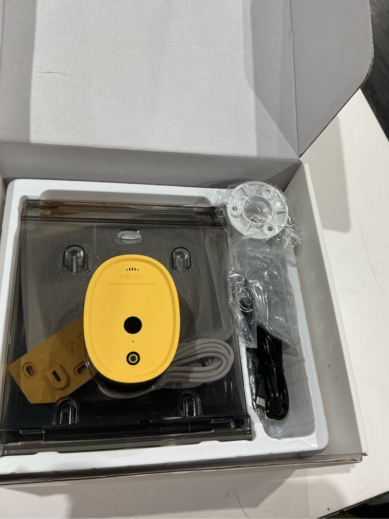 Condition photo showing As Is for smart bird feeder with camera solar powered,2k uhd video live stream,easy set up,ai bird species identification, auto capture videos&5mp photos,instant alerts,gifts for bird lovers yellow