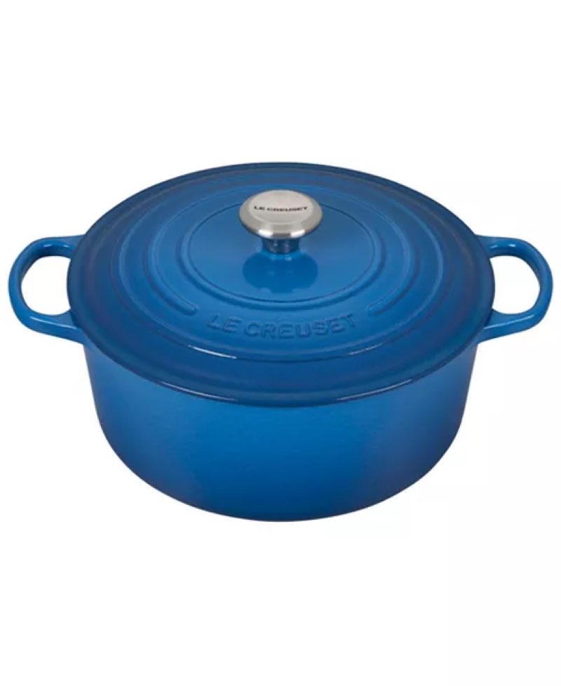 7.25-Qt. Signature Enameled Cast Iron Round Dutch Oven
