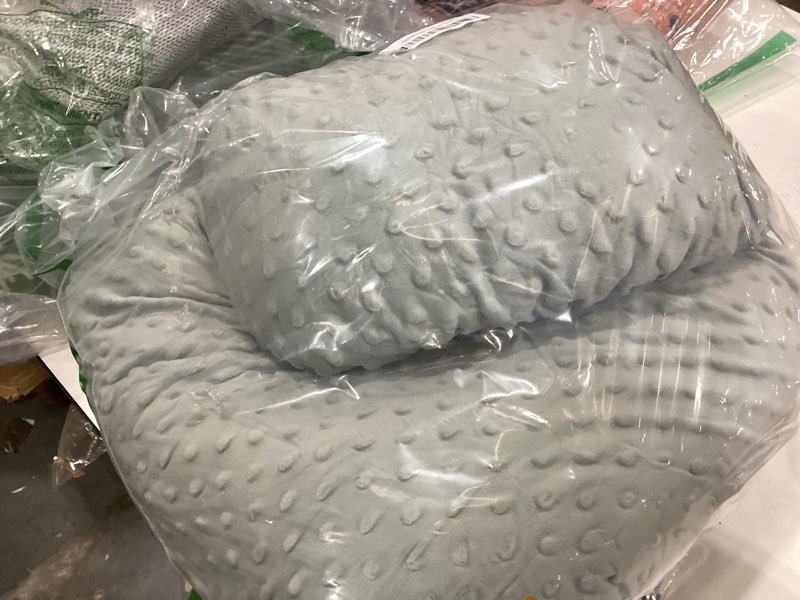 Condition photo showing Good Condition for travel pillow for kids adult in car - pillow for car sleeping ultra large u shaped with removable soft cover support fix neck and body sitting/sleeping on the trip (grey)