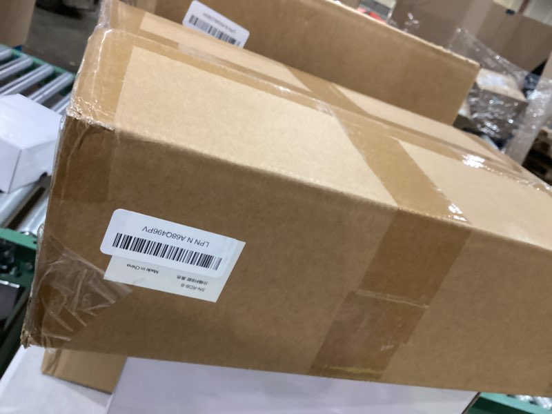 Condition photo showing Good Condition for Room Divider No Drilling Curtain Rod Wall Divider for Room Separation, 4-10ft(H) 28-114inch(W) Adjustable, Heavy Duty Partition Space Separator Freestanding Tension Curtain Stand, Black