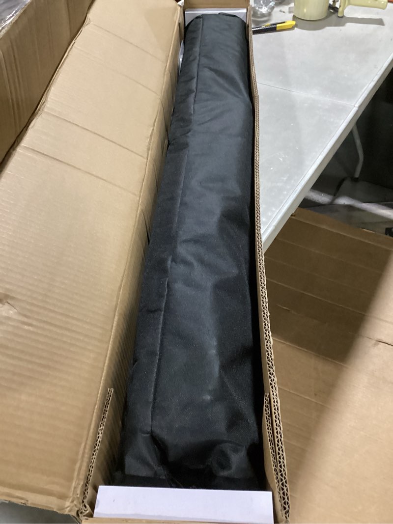 Condition photo showing Good Condition for Portable Projector Screen with Stand, Outdoor Movie Screen, 80 Inch 16:9, Light-Weight, Mobile and Compact, Easy Setup and Carrying, Projection Screen with 1.2 Gain Glass Fiber, Idea for Home Cinema.