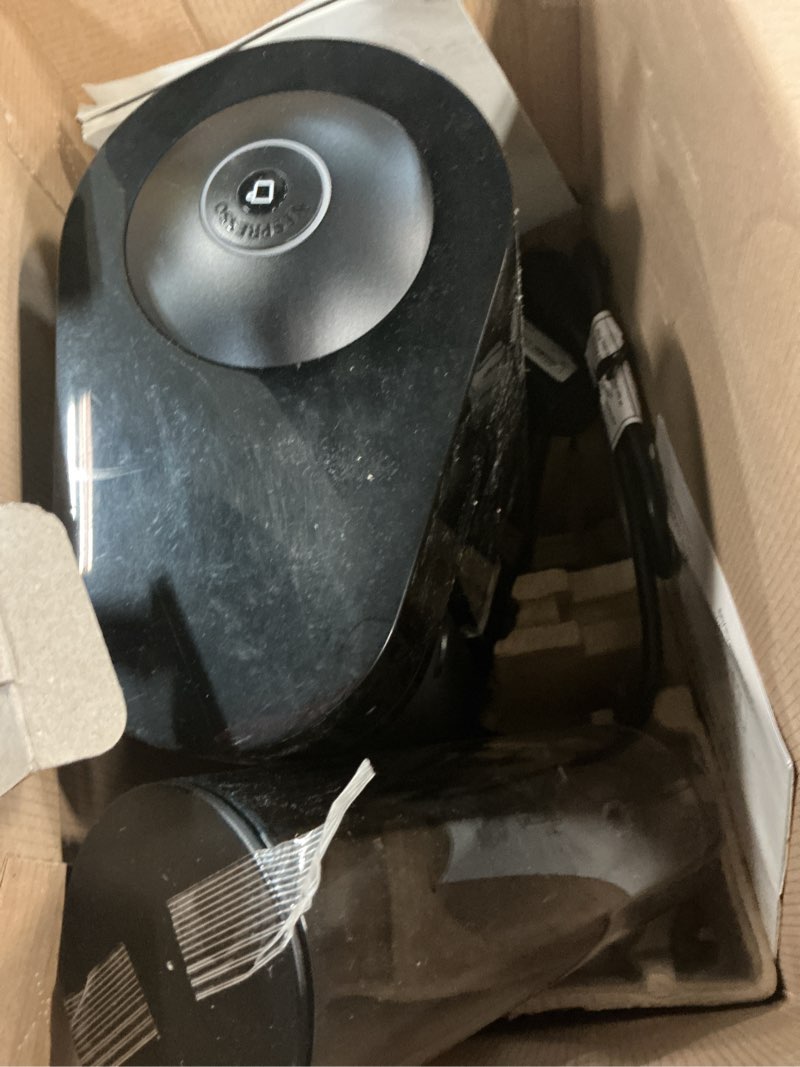 Condition photo showing As Is for nespresso vertuo plus coffee and espresso maker by de'longhi, ink black machine only ink black