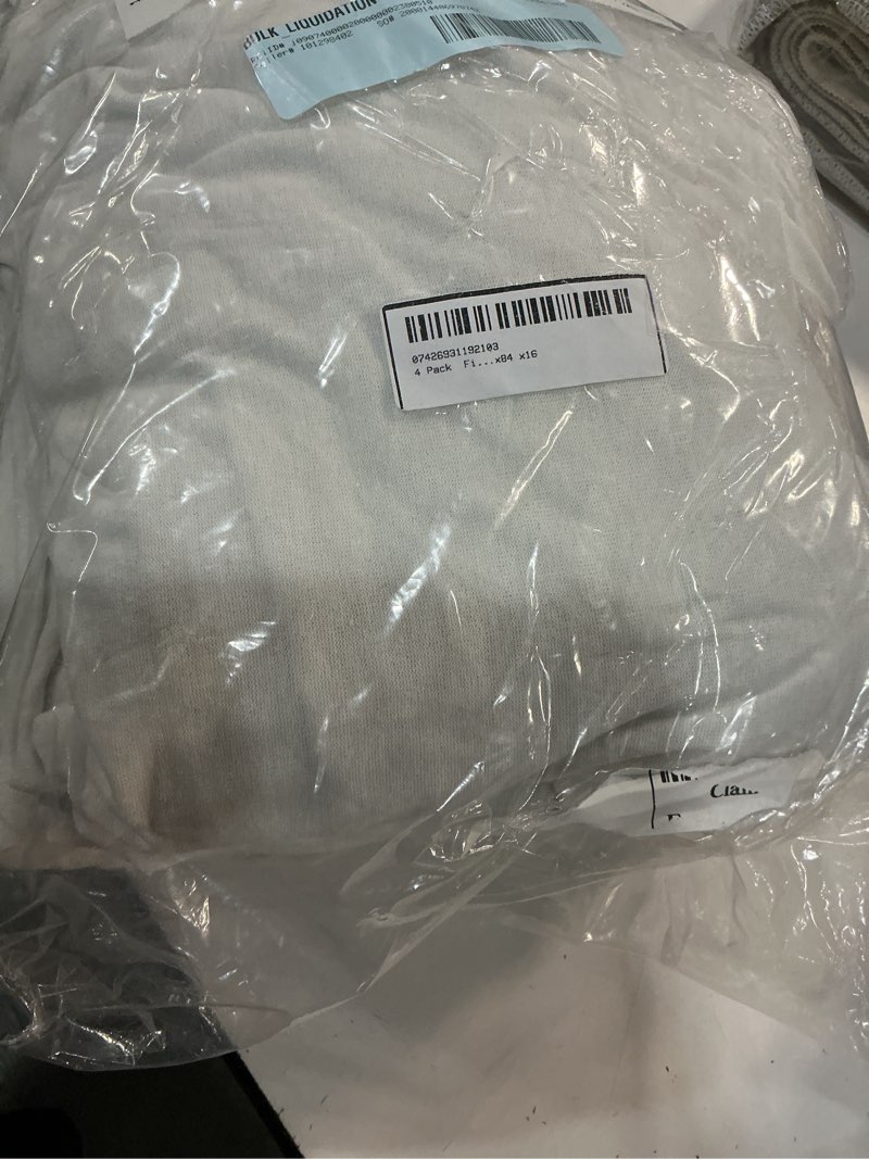 Condition photo showing Good Condition for 4 pack - fitted hospital bed sheets, soft knitted jersey knit sheet, 36"x84"x16"