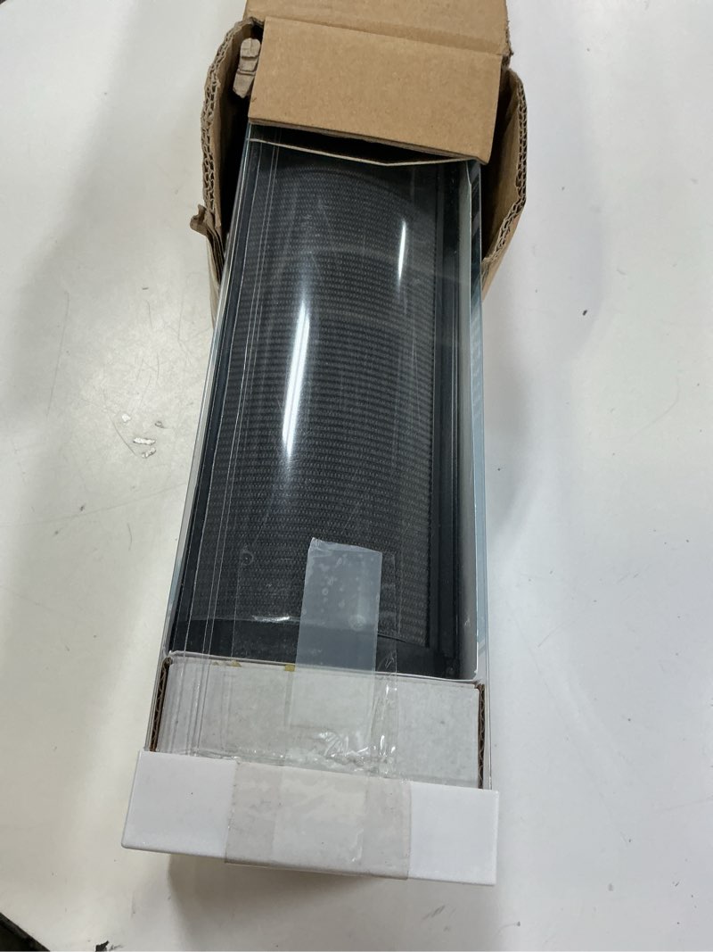 Condition photo showing Good Condition for myshade cordless zebra blinds with free-stop function - dual layer light filtering & privacy sheer shades for day and night - easy install window shades for home, living room, 30" w x 72" h,black black 30"w x 72"h