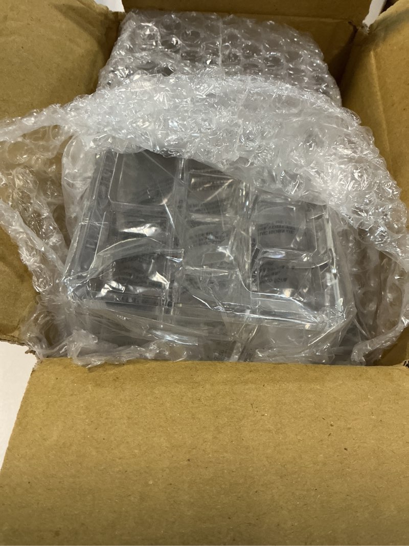 Condition photo showing New/Like New for Amazing Abby - Tiffany - 2-Pack Acrylic Cosmetic Organizer, Transparent Plastic Makeup Holder, Compartmented, Shatter-Proof, Perfect Bathroom Vanity Storage Solution for Beauty Supply, Small Small (2-Pack)