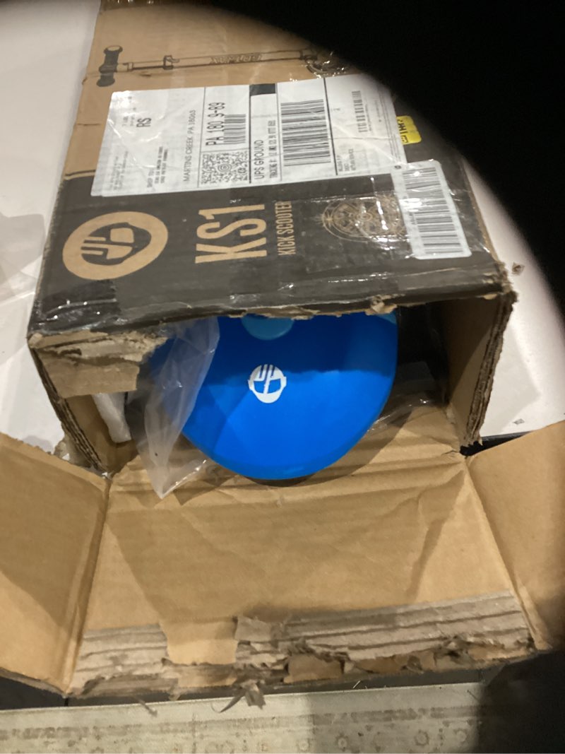 Condition photo showing Good Condition for gotrax ks1 kids kick scooter, led lighted wheels and 3 adjustable height handlebars, lean-to-steer & widen anti-slip deck, 3 wheel scooter for boys & girls ages 2-8 and up to 110 lbs blue