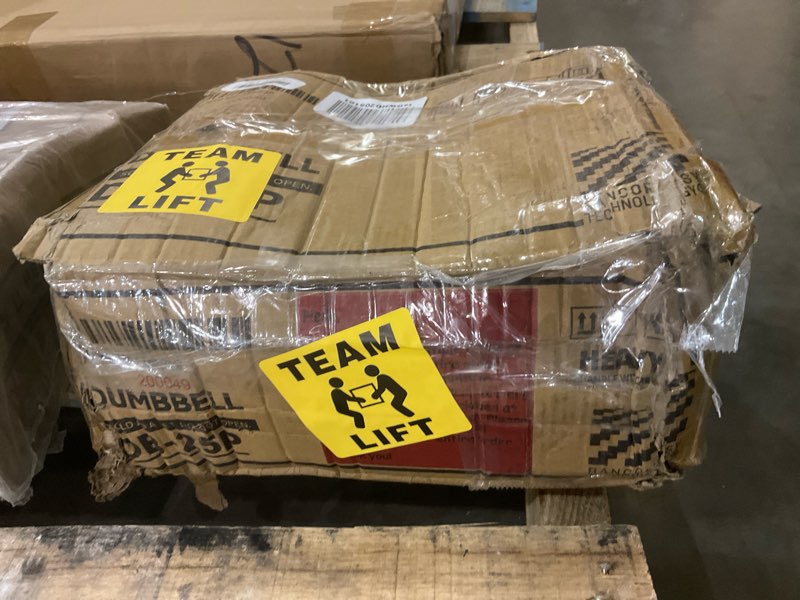 Condition photo showing As Is for Dumbbells 25 lbs set of 2