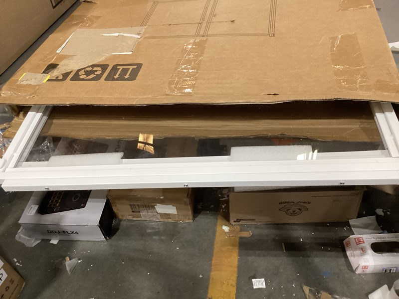 Condition photo showing New/Like New for beenbkks clear ferret gate, small pet barrier for doorways hallways stairs kitchen, pressure mounted safety pet gate for small dogs cats, fit 22" to 39" wide opening, 24" tall step over, indoor use