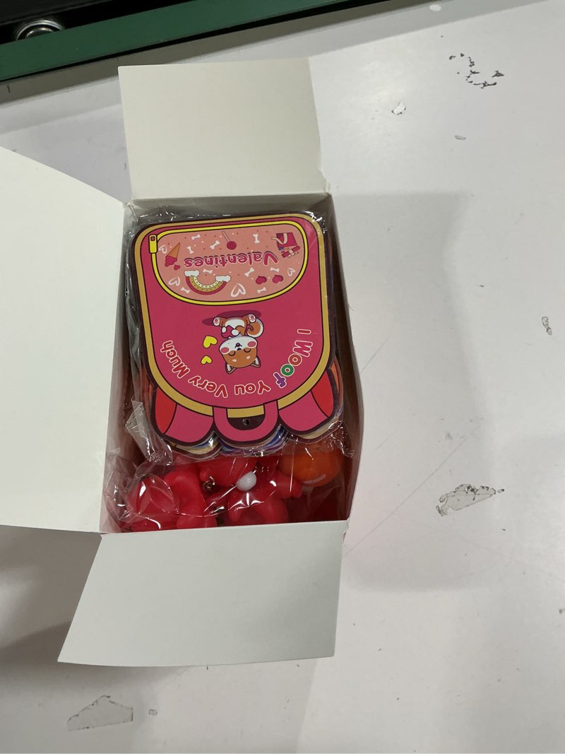 Condition photo showing New/Like New for Valentines Day Gifts for Kids Classroom School, 28 Packs Valentines Day Card with Animal Toys, Valentine Keychains for Class, Kids Party Favor Prizes Stuffers, Ideal Exchange Gift for Boys Girls