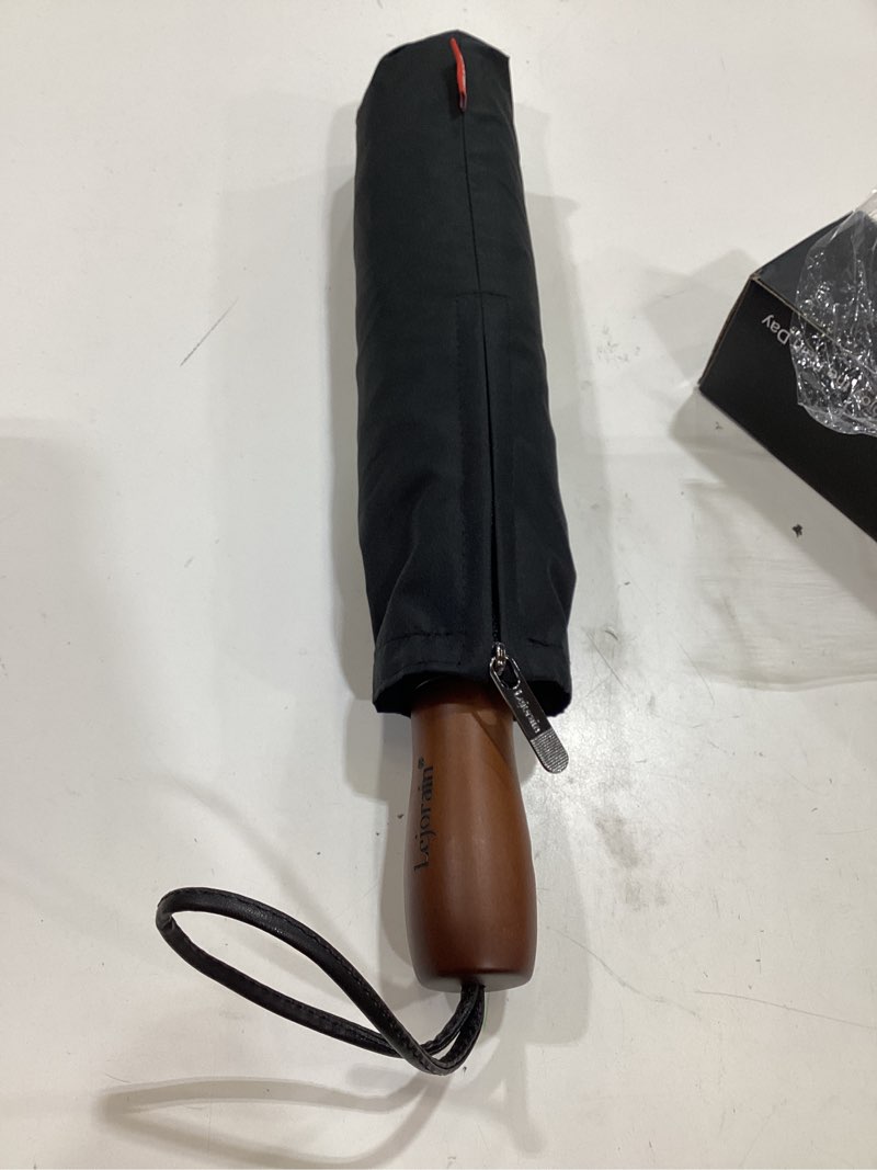 Condition photo showing Good Condition for lejorain large compact golf umbrella - oversized auto open close folding golf umbrella travel 210t dupont teflon coated vented windproof double canopy for women men 06.orange