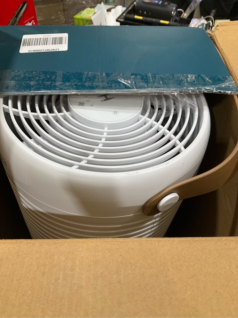 Condition photo showing Good Condition for homedics 3-1 air purifier for home, office and bedrooms. 975 sq ft of coverage/hour. true hepa filtration, activated carbon filter, prefilter, reduces bacteria, virus, mold, odors, medium rooms large