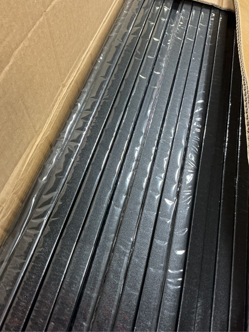 Condition photo showing Good Condition for HZIU 60 Pack Deck Balusters with End Caps&Screws 26 inch Rectangle Staircase Baluster Upgraded Metal Railing Spindles Kit for Decks,Porch 26 Inch 60