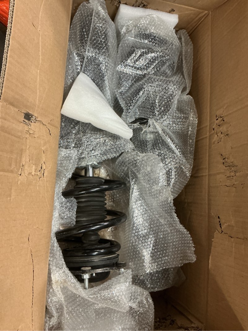 Condition photo showing As Is for Pair Front Complete Struts Assembly 172518 Compatible for 2009-2012 Chevy Traverse / 2008-2012 Buick Enclave / 2007-2012 GMC Acadia Replacement Coil Spring Shock Absorbers (2PCS) 2X Front Struts 2008-2012 Enclave