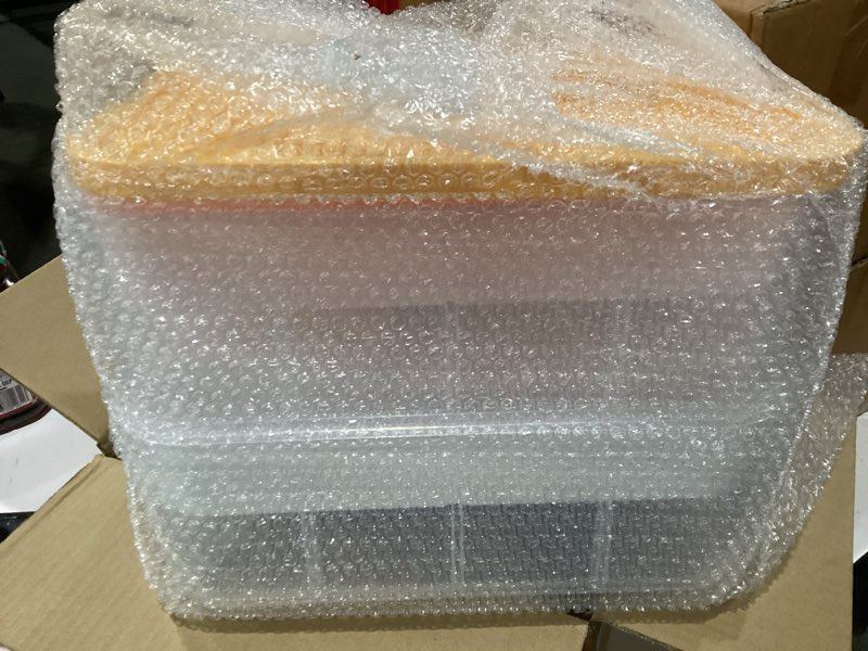 UFORU Organizers Storage Box for lego: Plastic Stackable Storage Case with Building Blocks Lids, Con