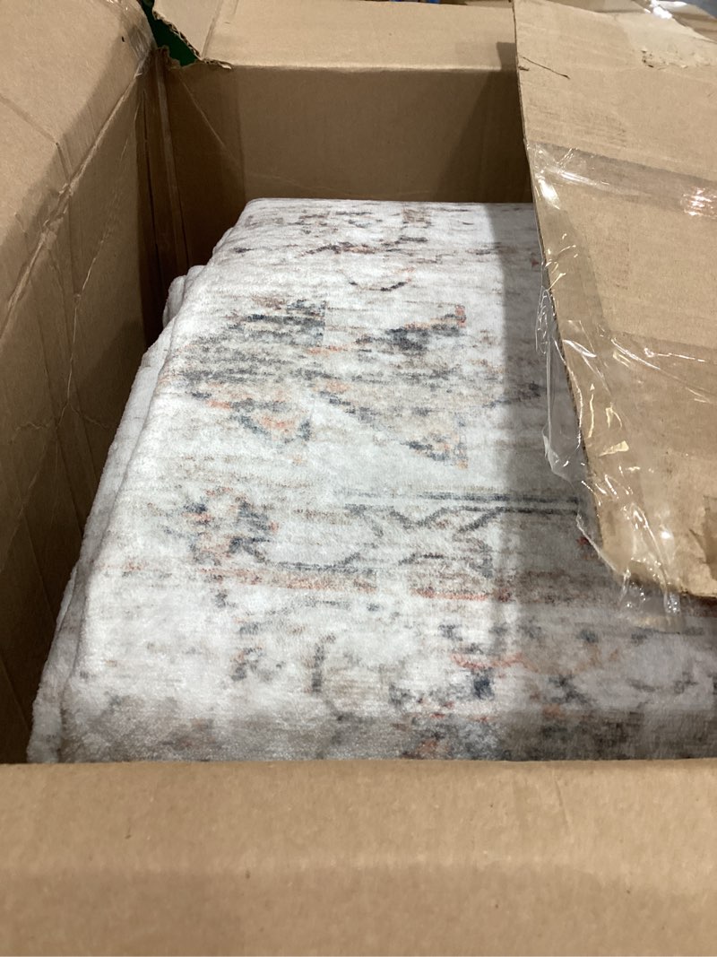 Condition photo showing Good Condition for rugs for bedroom dining room non-slip stain resistant under table rug