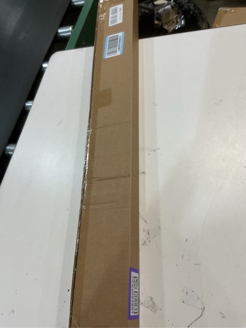 Condition photo showing New/Like New for LazBlinds Cordless Cellular Shades, No Tools No Drill Blackout Honeycomb Shades Pleated Blinds for Windows, 32.5'' W x 48'' H, Silver White Blackout-silver White 32 1/2'' W x 48'' H