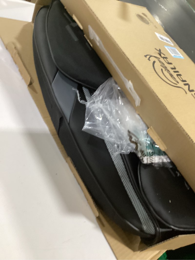 Condition photo showing Good Condition for Snailax Shiatsu Massage Cushion with Heat Massage Chair Pad Kneading Back Massager for Pain Relief Deep Tissue 3D Roller Travel Up/Down to Relax Tense Muscle, Office Home Use Gray and Black