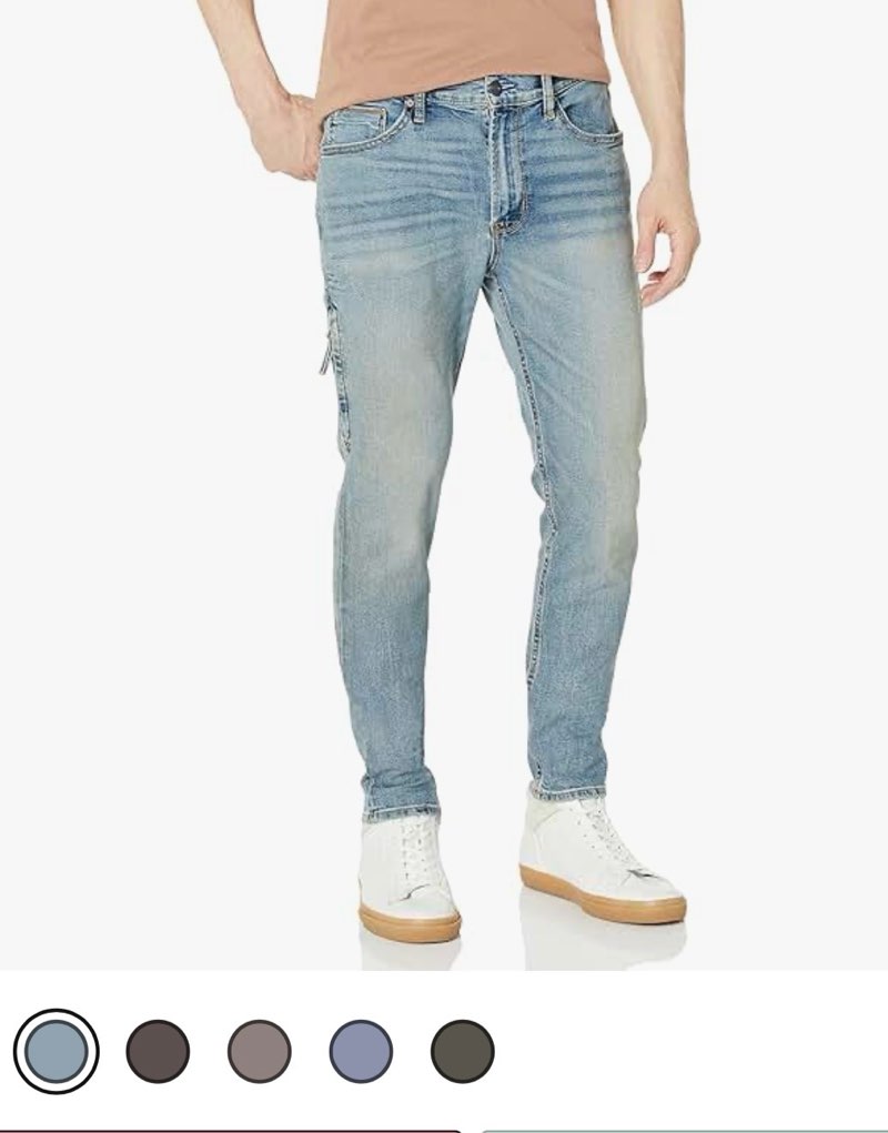 HUDSON Men's Zack Skinny Jean, Rocker, 34”\nSize 40